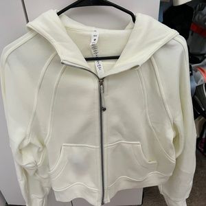 Lululemon oversized scuba full zip. Lemon sorbet. Brand new!
